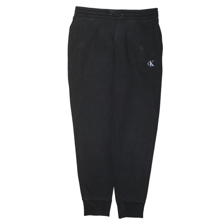 Calvin Klein Men's Black Small Regular Fit Fleece Joggers