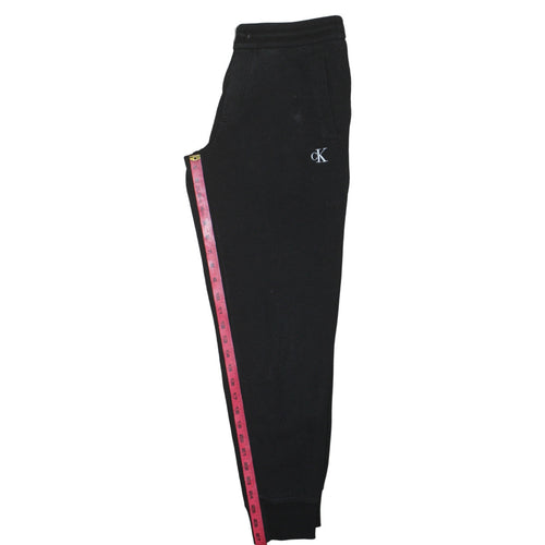 Calvin Klein Men's Black Small Regular Fit Fleece Joggers