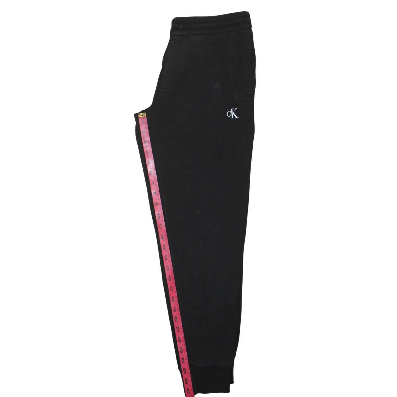 Calvin Klein Men's Black Small Regular Fit Fleece Joggers