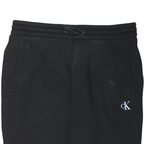 Calvin Klein Men's Black Small Regular Fit Fleece Joggers