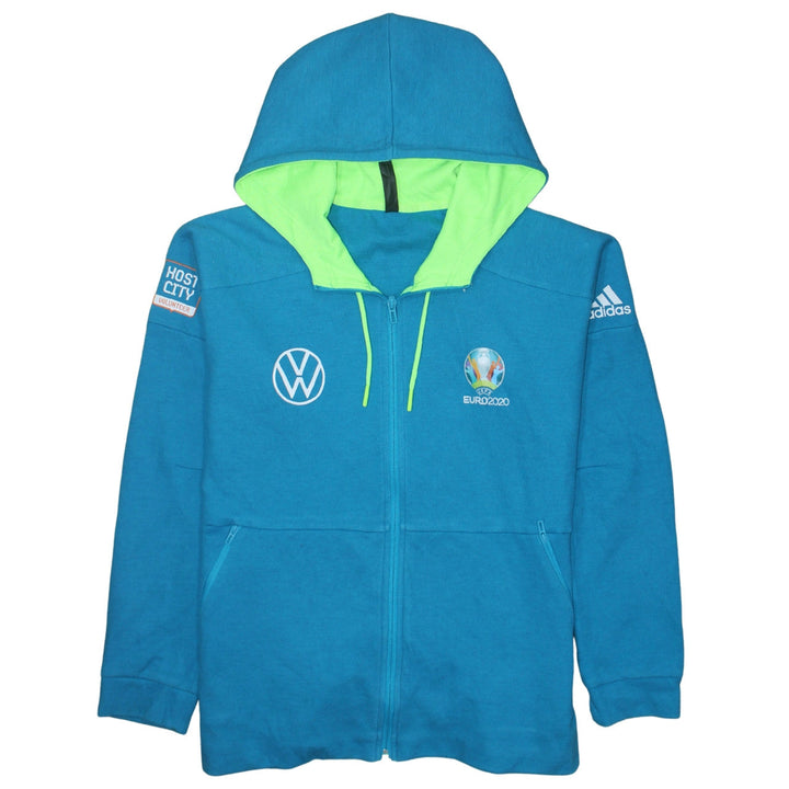 Adidas Women Blue Full Zip Hoodie Size 16-18 EU2020 Volkswagen Logo