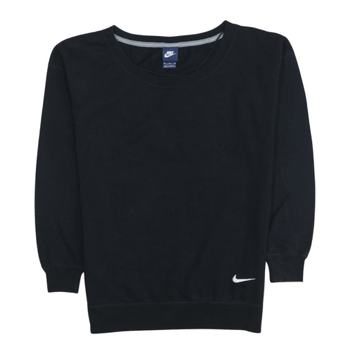 Nike Men's Black M Pullover Sweatshirt Crew Neck Logo Sportswear