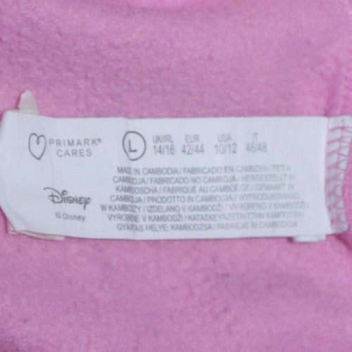 Disney Women Pink Lizzie McGuire Pullover Sweatshirt L