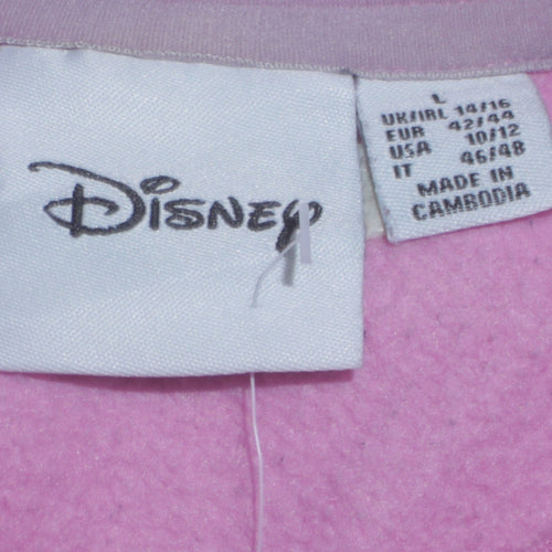 Disney Women Pink Lizzie McGuire Pullover Sweatshirt L