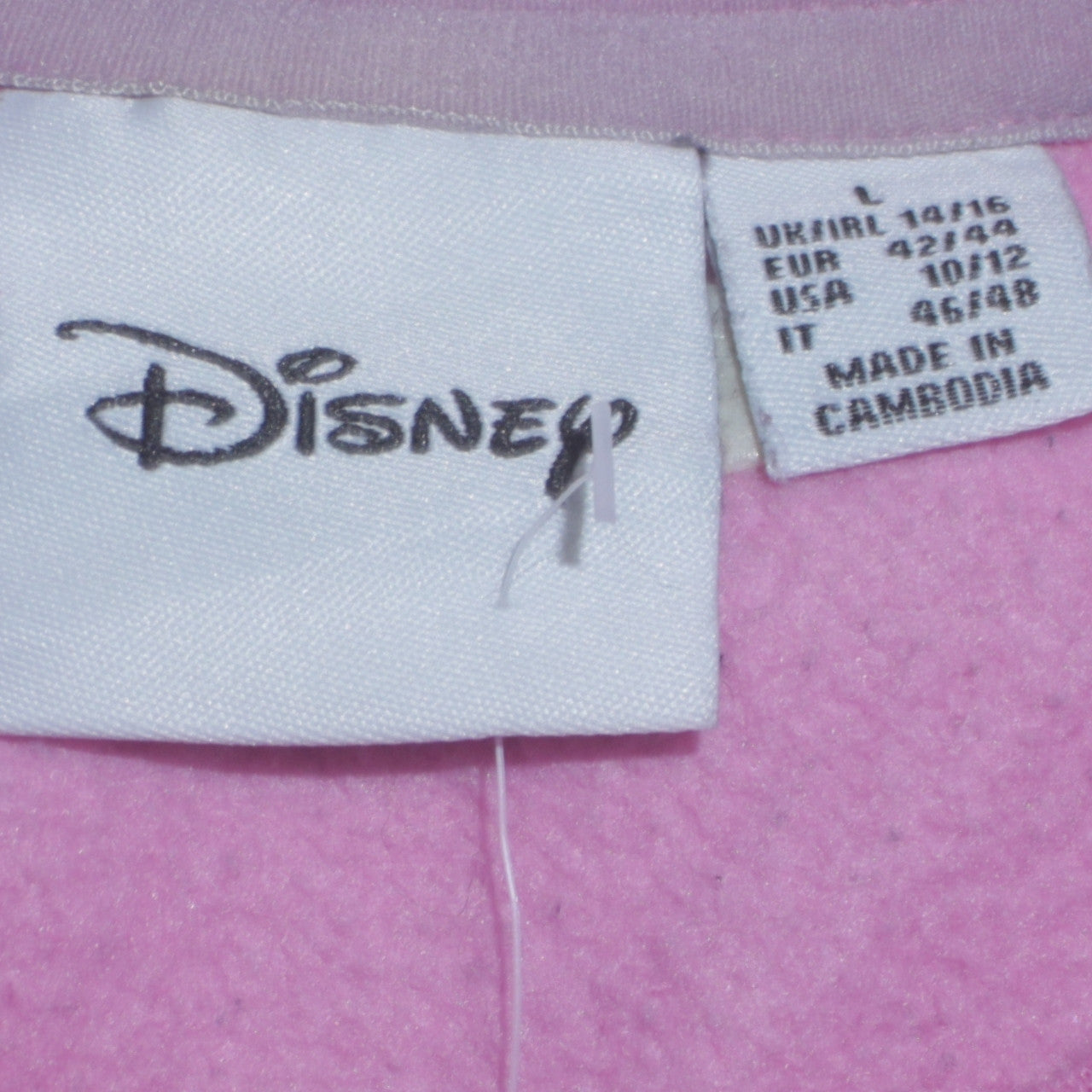 Disney Women Pink Lizzie McGuire Pullover Sweatshirt L