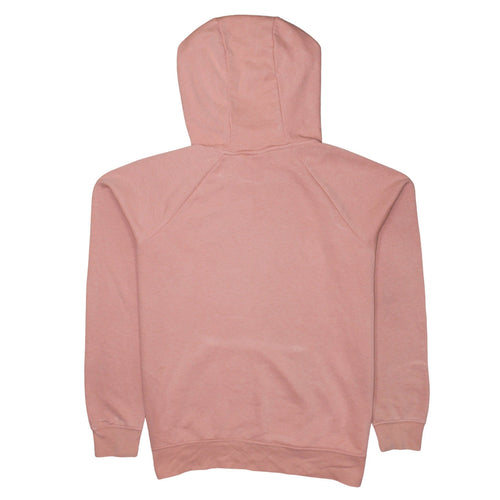 Nike Women Pink Pullover Hoodie Large Cotton Blend Sweatshirt
