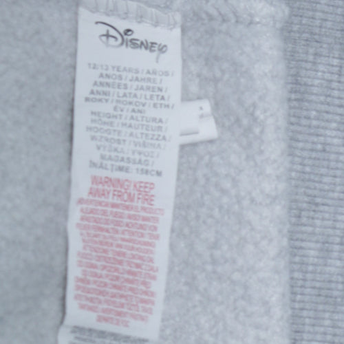 Disney at Primark Girls Grey Stitch Christmas Sweatshirt 12-13 Years