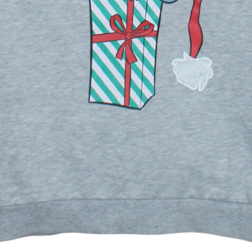 Disney at Primark Girls Grey Stitch Christmas Sweatshirt 12-13 Years