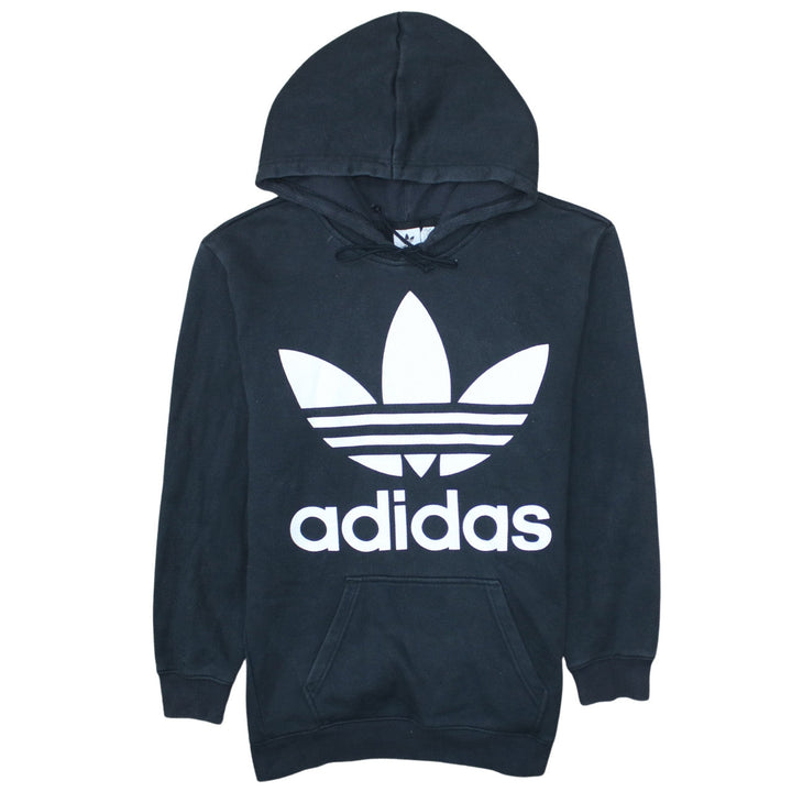 adidas Men's Black Pullover Hoodie M Logo Fleece Sweatshirt