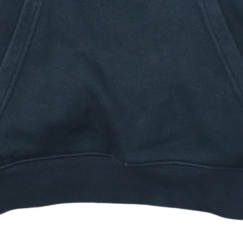 adidas Men's Black Pullover Hoodie M Logo Fleece Sweatshirt