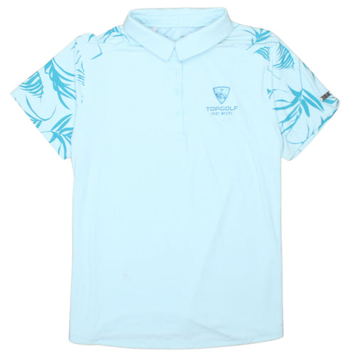 Under Armour Men Blue Iso-Chill Golf Polo Shirt L Athletic Fit