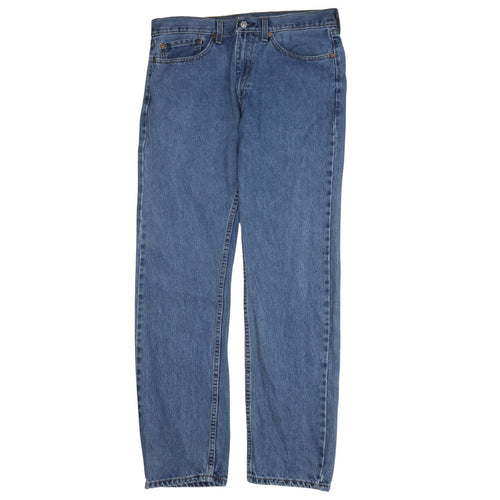 Levi's Men's Blue 32x32 Regular Fit Straight Leg Denim Jeans