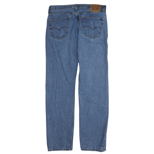 Levi's Men's Blue 32x32 Regular Fit Straight Leg Denim Jeans