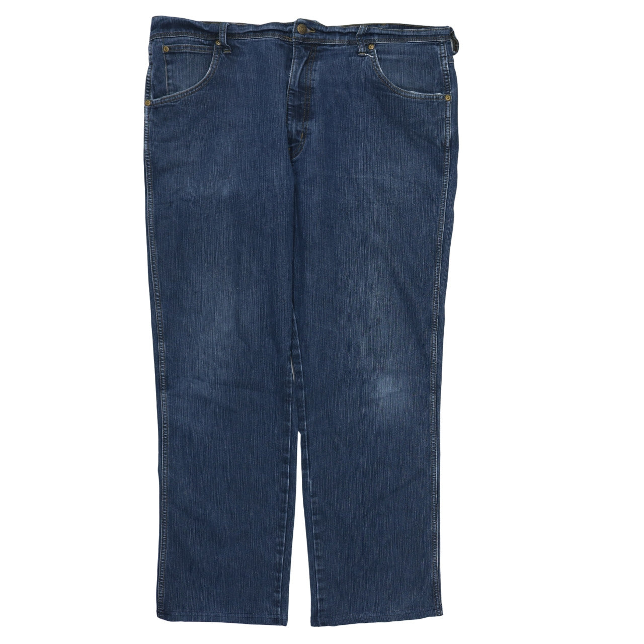 Wrangler Men's Blue 34x32 Carpenter Straight Leg Denim Jeans