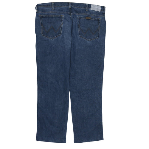 Wrangler Men's Blue 34x32 Carpenter Straight Leg Denim Jeans