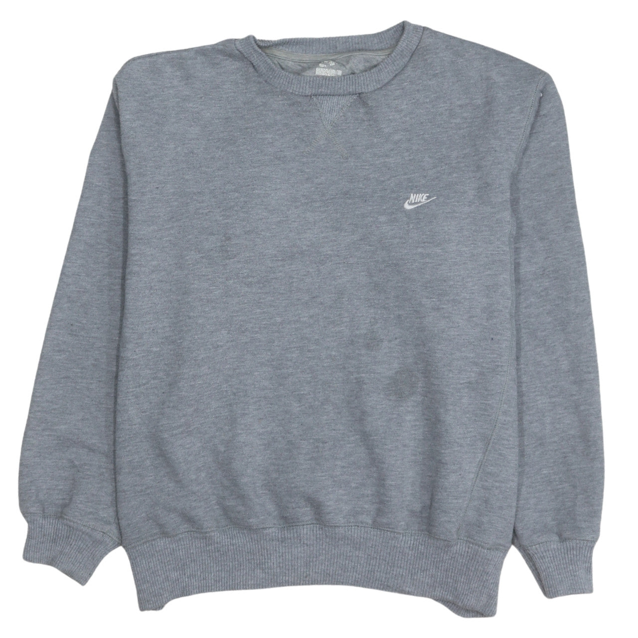 Nike Men’s Grey Crew Neck Pullover Sweatshirt Size L
