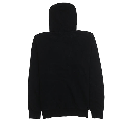 Kappa Men's Black Pullover Hoodie Large Graphic Logo Sportswear