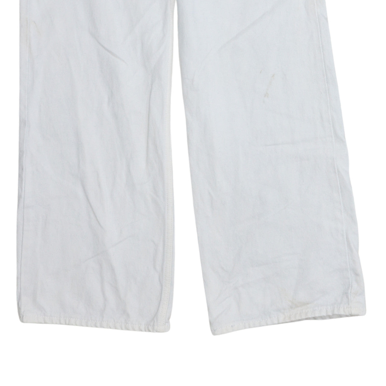 Levi's Premium Men's White 26 Low Loose Straight Denim Jeans
