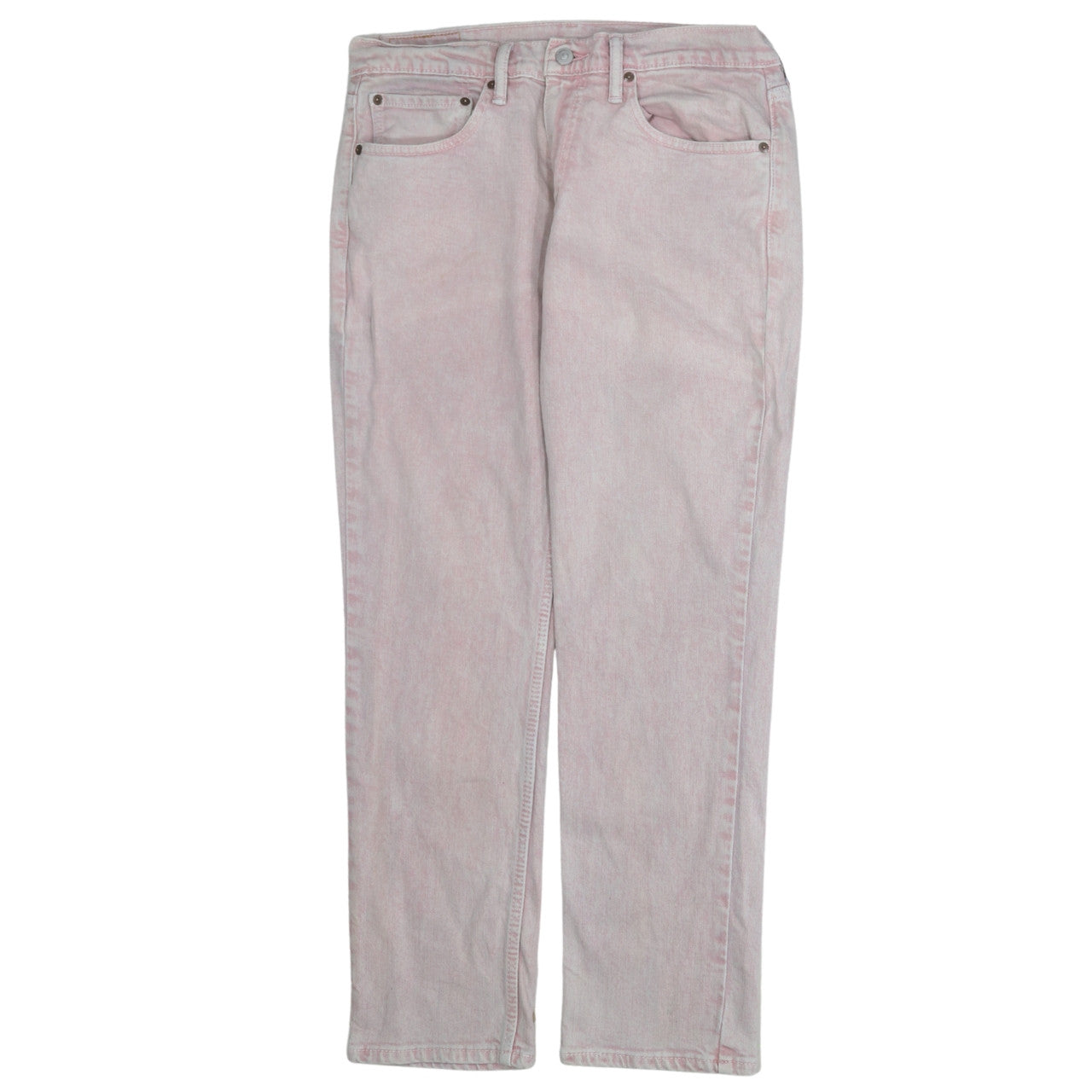 Levi's Men's Pink Light Wash Straight Leg Denim Jeans 32W 30L