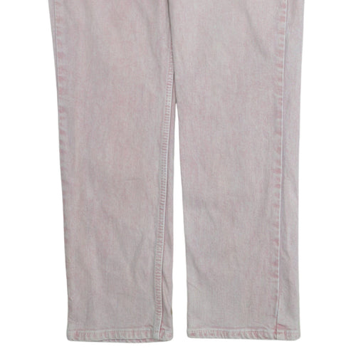 Levi's Men's Pink Light Wash Straight Leg Denim Jeans 32W 30L