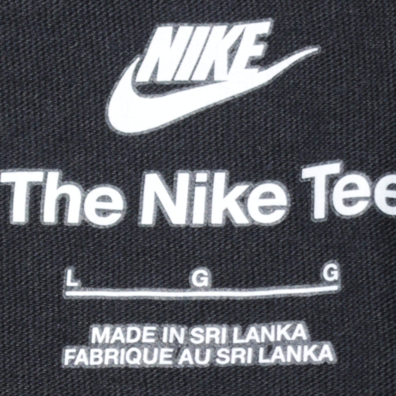 Nike Men's Black Just Do It Graphic Cotton T-Shirt Size L