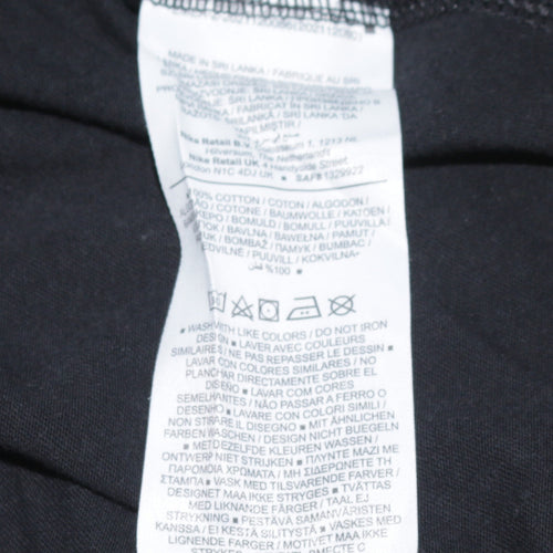 Nike Men's Black Just Do It Graphic Cotton T-Shirt Size L