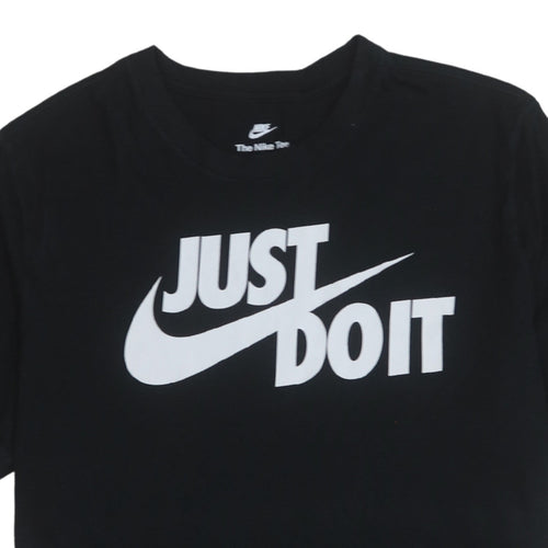 Nike Men's Black Just Do It Graphic Cotton T-Shirt Size L