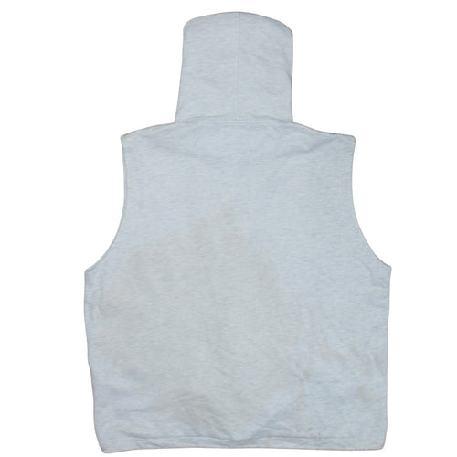 Russell Athletic Mens Grey Sleeveless Full Zip Hoodie Vest L