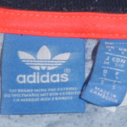 Adidas Men's Multicoloured Space Print Crew Neck T-Shirt Size M