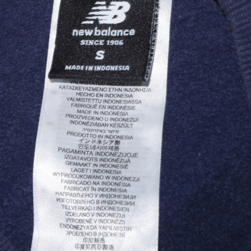 New Balance Men's Blue Crew Neck Pullover Sweatshirt Size S