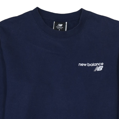 New Balance Men's Blue Crew Neck Pullover Sweatshirt Size S