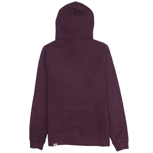 The North Face Womens Purple Hoodie Size M 100% Cotton Pullover