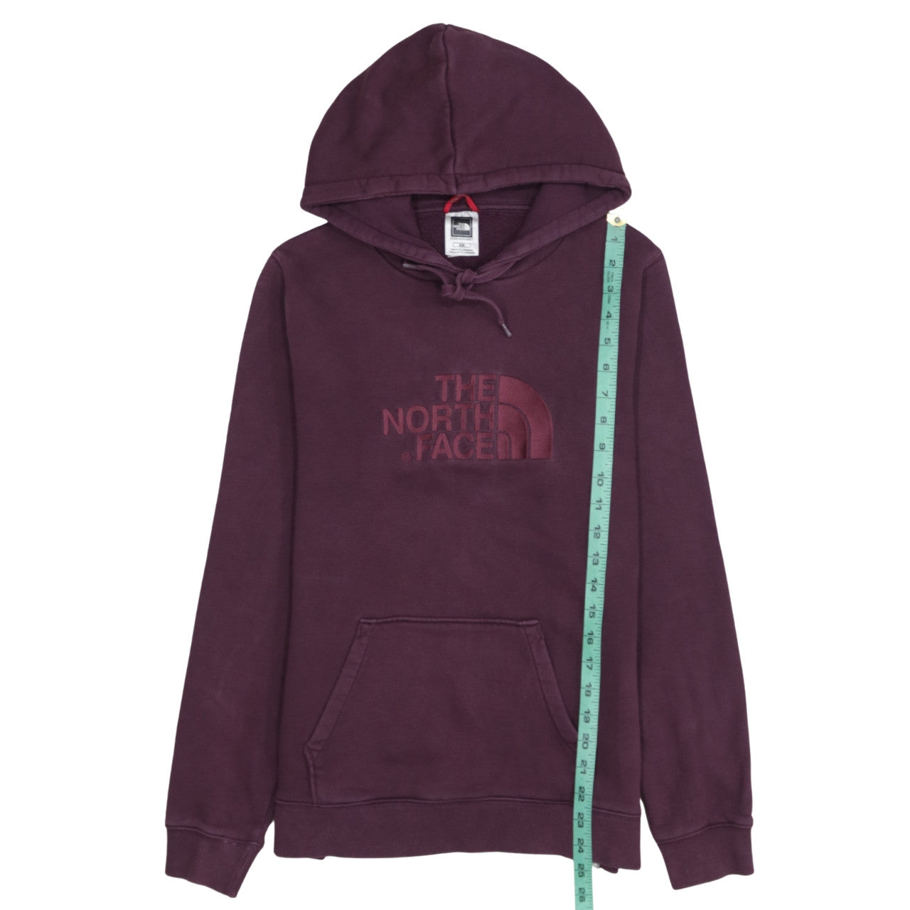 The North Face Womens Purple Hoodie Size M 100% Cotton Pullover