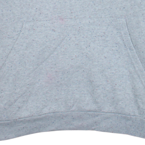 Adidas Women Grey Hoodie L Pullover Hooded Sweatshirt Casual