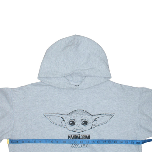 Primark Men Grey Star Wars Mandalorian Hoodie L Pullover