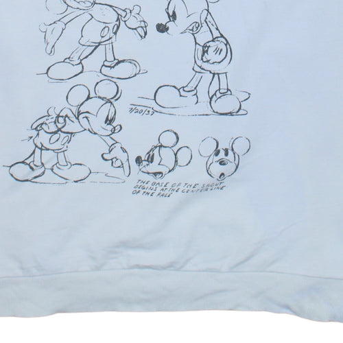 Disney Primark Womens White Mickey Mouse Sweatshirt Size 22/24
