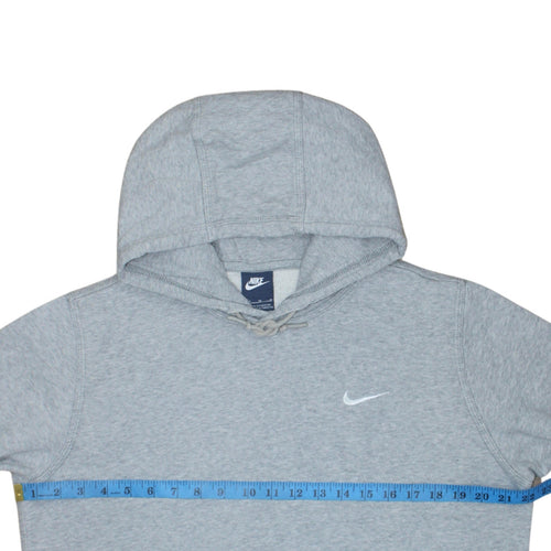Nike Men's Grey Pullover Hoodie M Regular Fit Sportswear