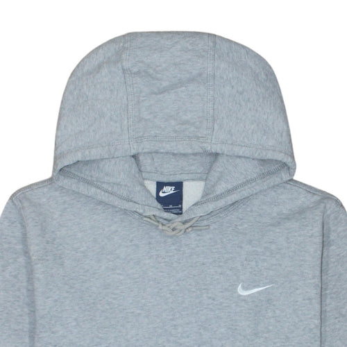 Nike Men's Grey Pullover Hoodie M Regular Fit Sportswear