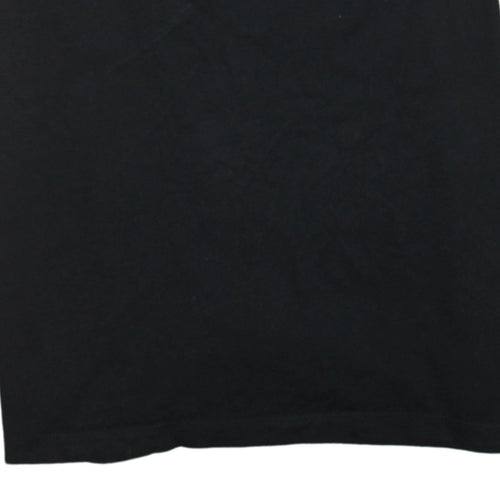 Adidas Women’s Black 3-Stripes Ringer T-Shirt Size 14