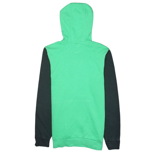 Adidas Boys Green Black Pullover Hoodie 15-16 Years Cotton Blend Sportswear