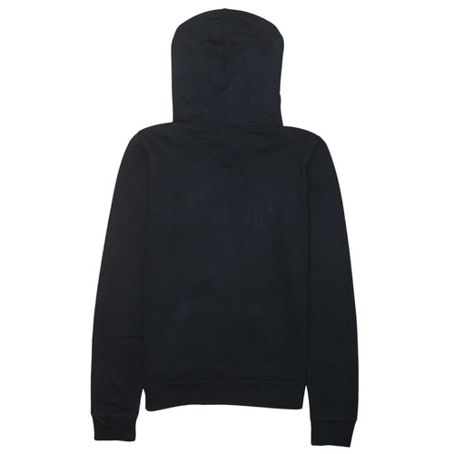 Hollister Men’s Black Pullover Hoodie S Fleece Embroidered Logo