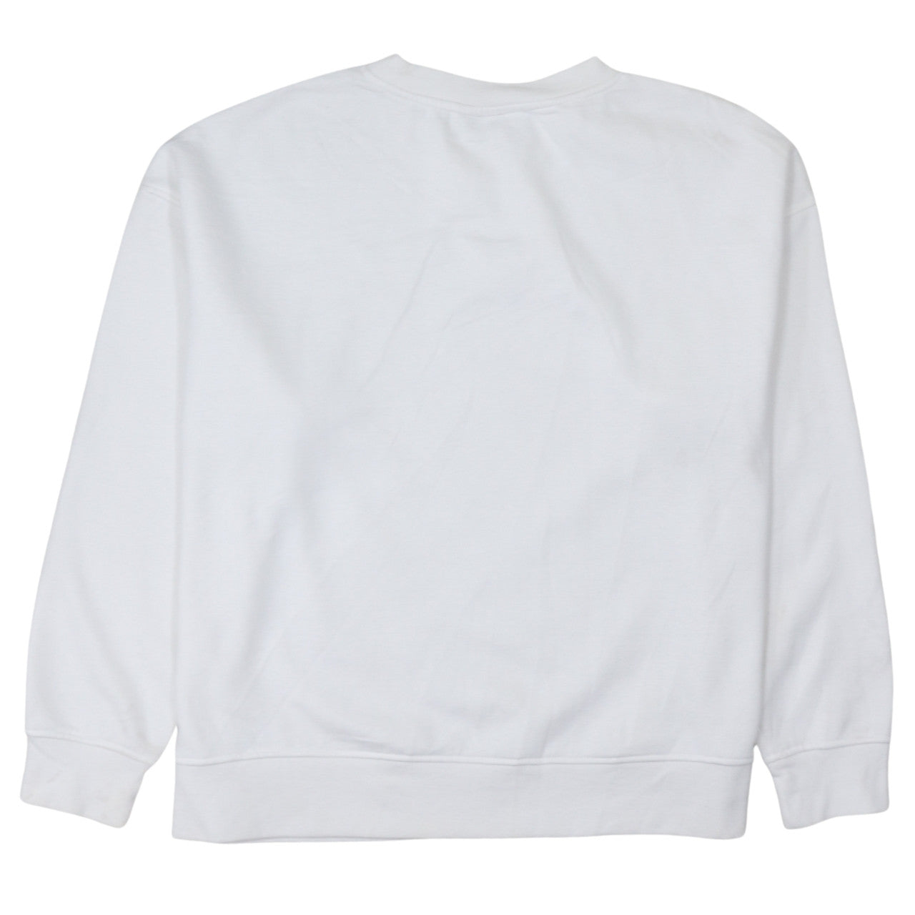 Disney Womens White Mickey Mouse Pullover Sweatshirt Size L 14/16