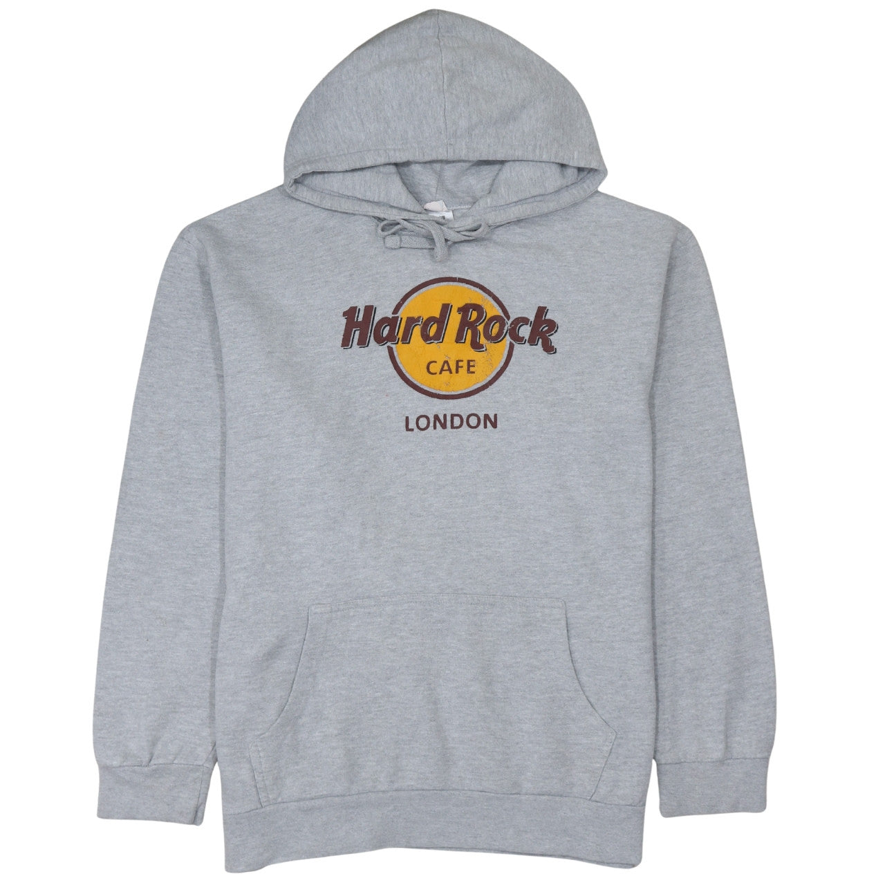 Hard Rock Cafe London Men's Grey XL Pullover Hoodie