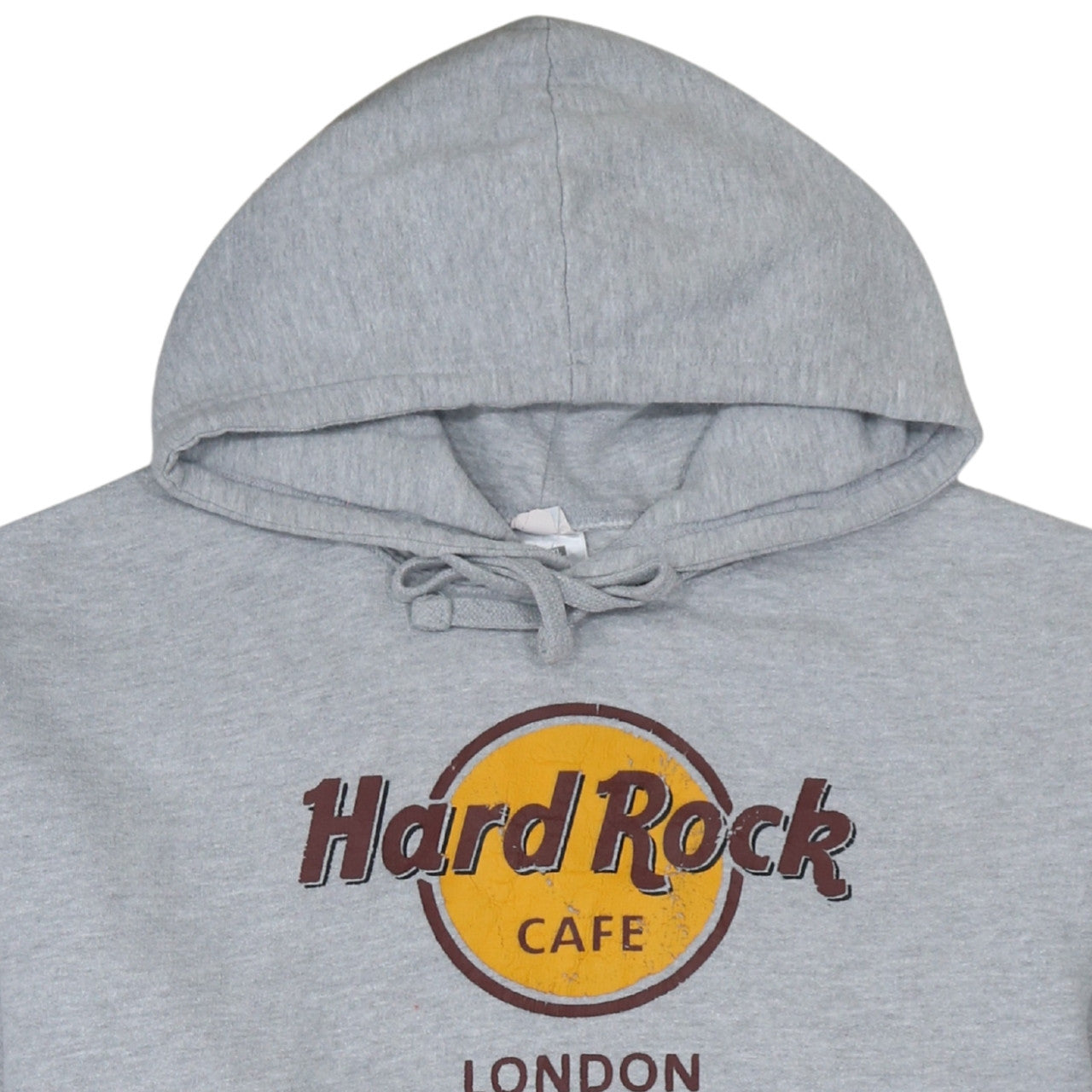 Hard Rock Cafe London Men's Grey XL Pullover Hoodie