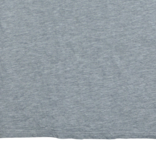 Tommy Jeans Men's Grey Regular Fit Graphic Logo T-Shirt Size M