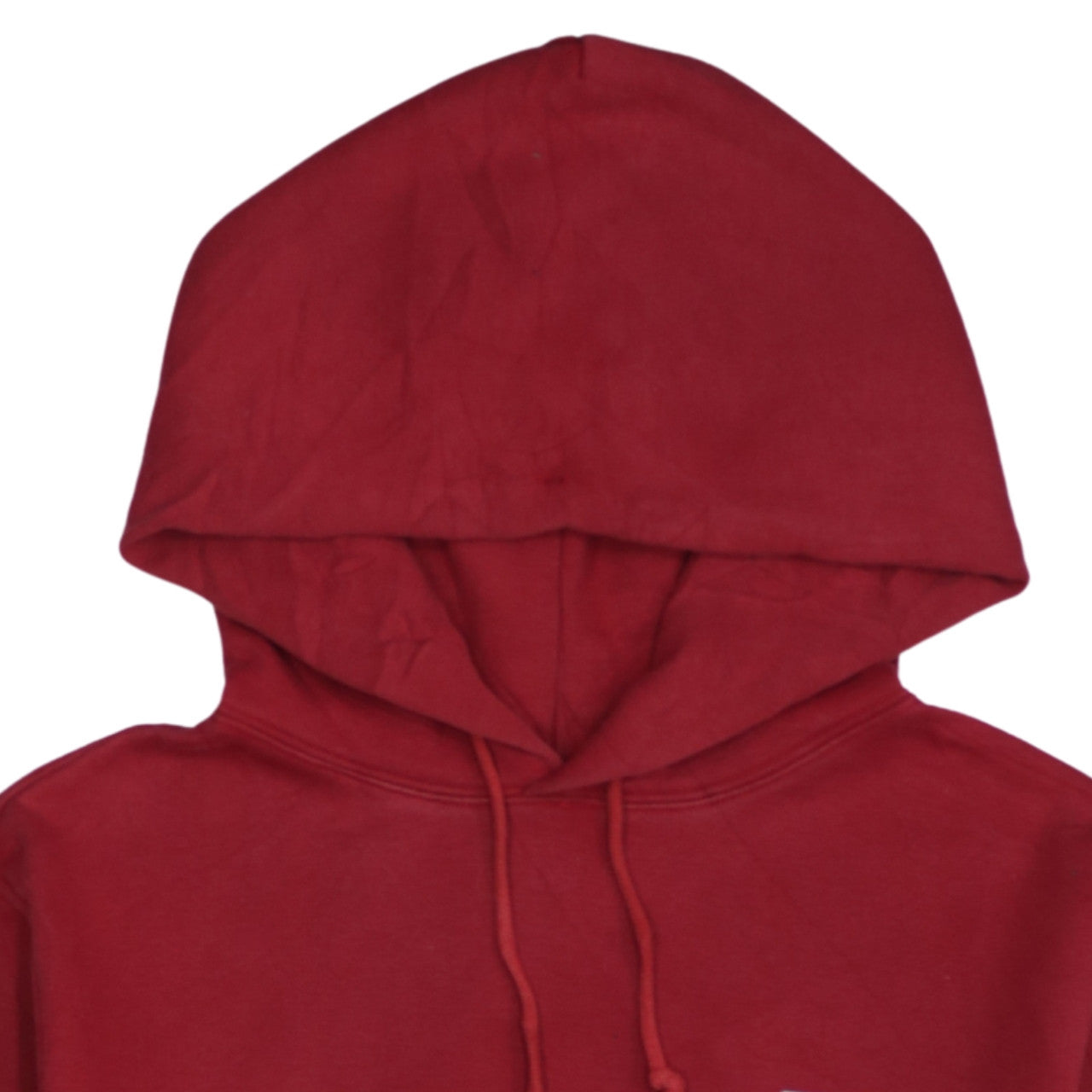 Tommy Jeans Men's Red Pullover Hoodie Size M Classic Logo Cotton Blend