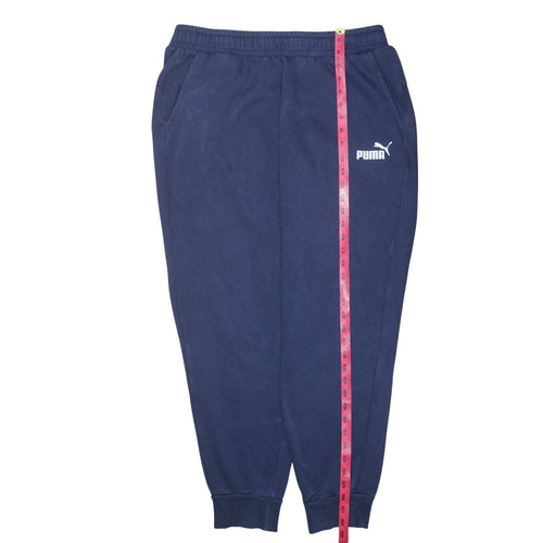 Puma Men's Blue XL Jogger Trousers Fleece Activewear Sweatpants