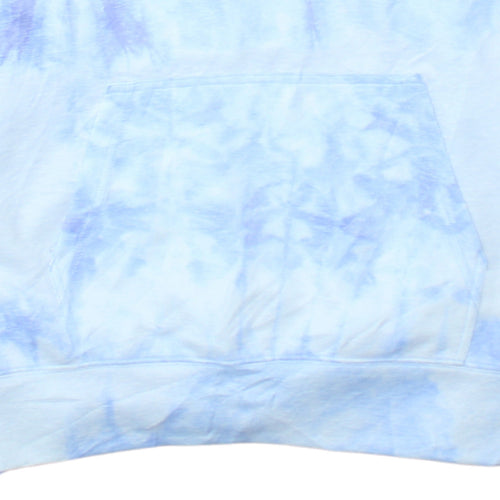 Nike Men's Blue Tie-Dye Dri-FIT Pullover Hoodie Size M