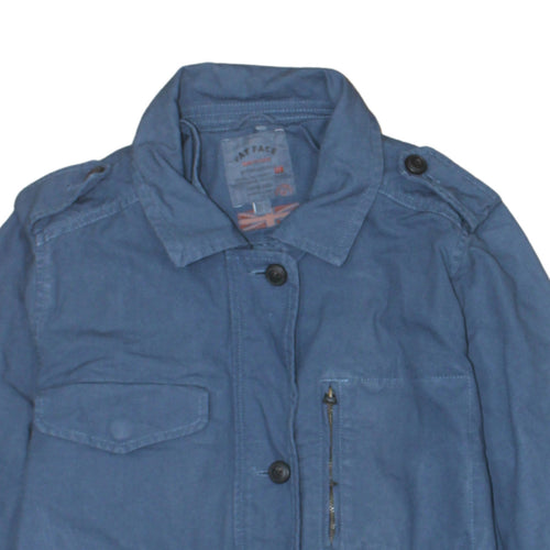Fat Face Women's Blue Cotton Military Jacket Size 12