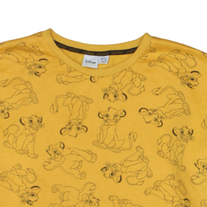 Disney Women’s Yellow Lion King Pullover Sweatshirt Size S